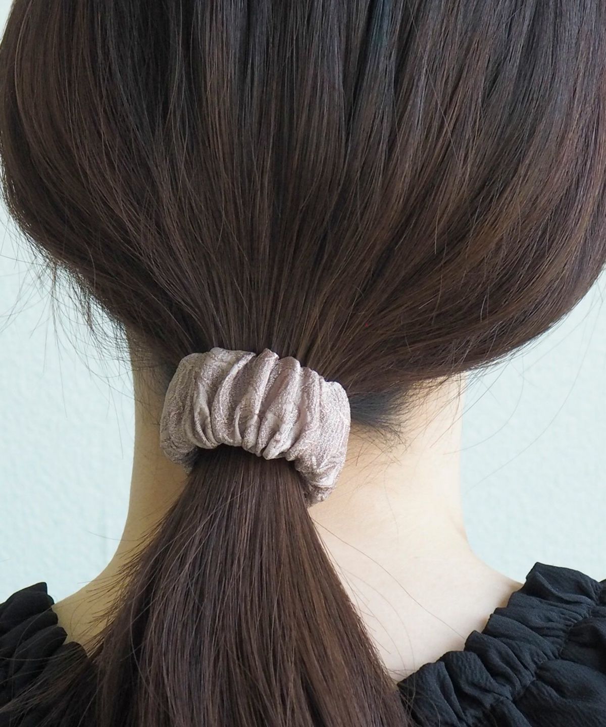 くるっとまきつくジャガードシュフィー