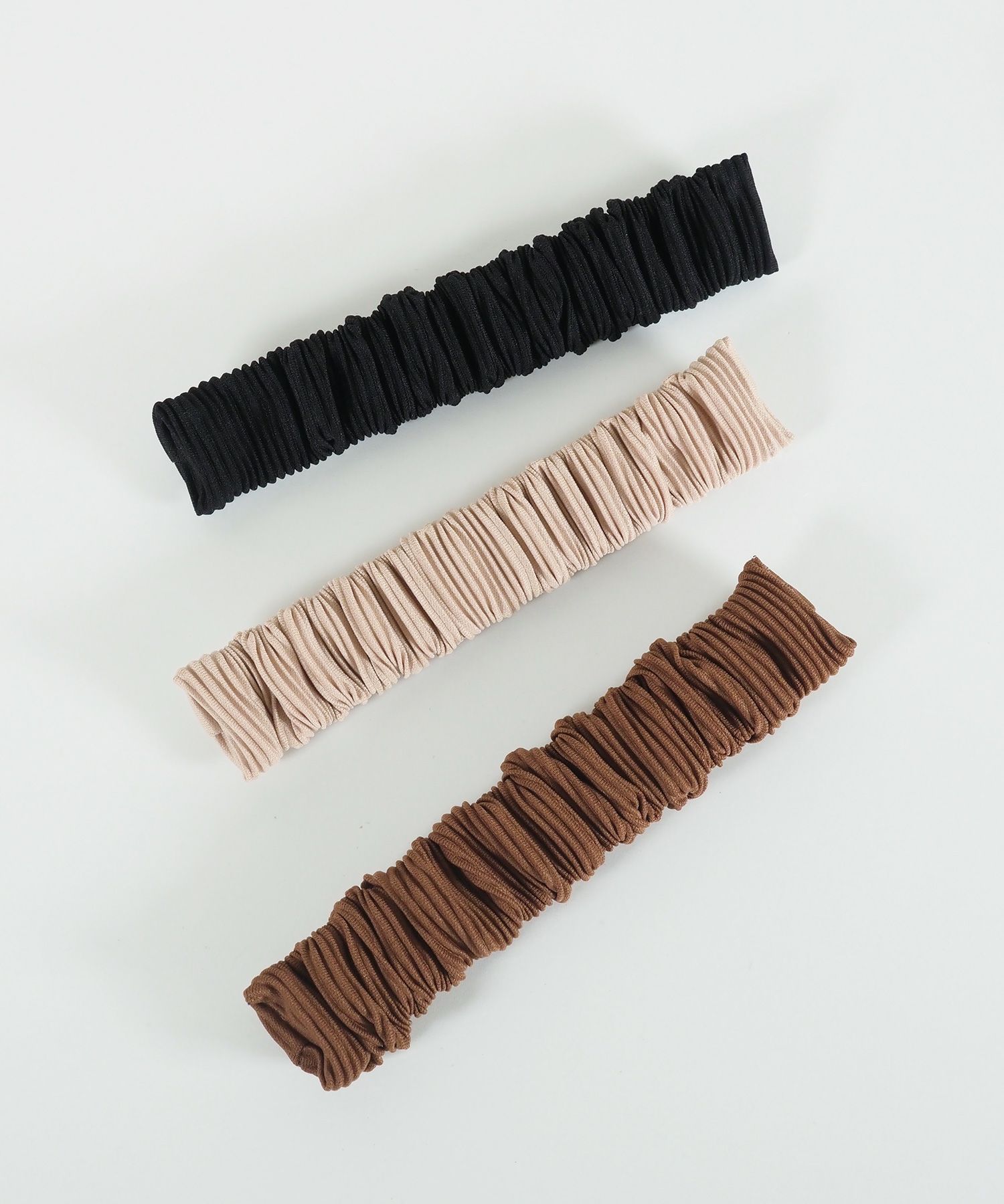 くるっとまきつくプリーツシュフィー