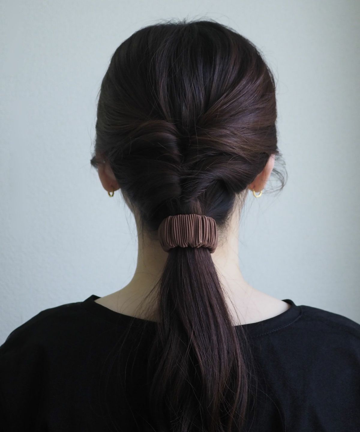 くるっとまきつくプリーツシュフィー