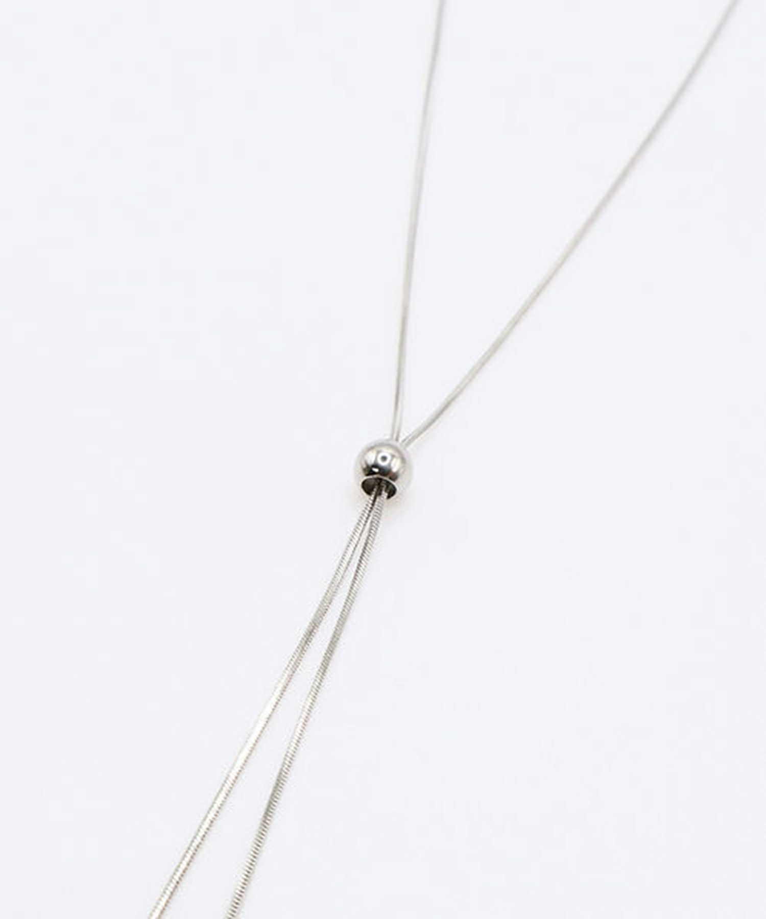 ループタイサージカルステンレスネックレス