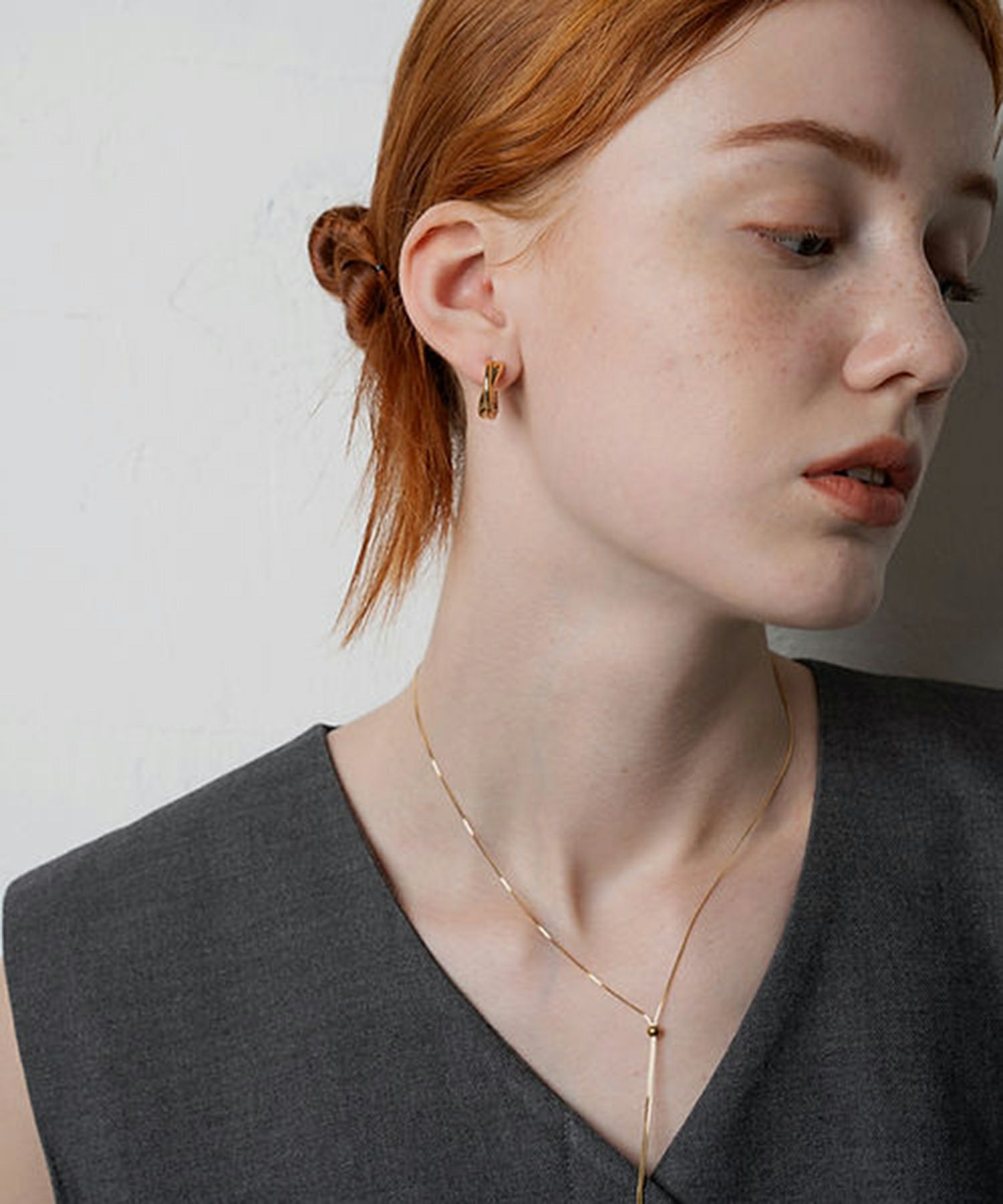 ループタイサージカルステンレスネックレス