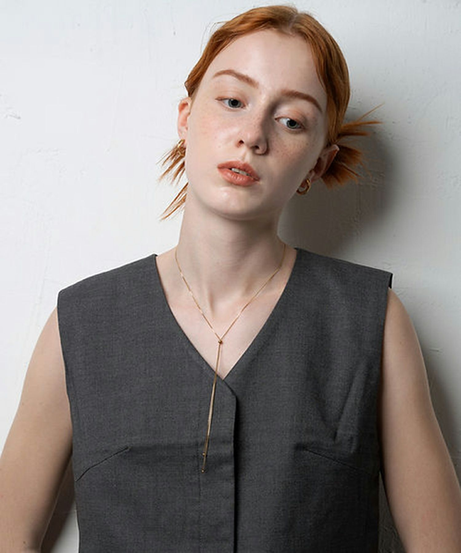 ループタイサージカルステンレスネックレス