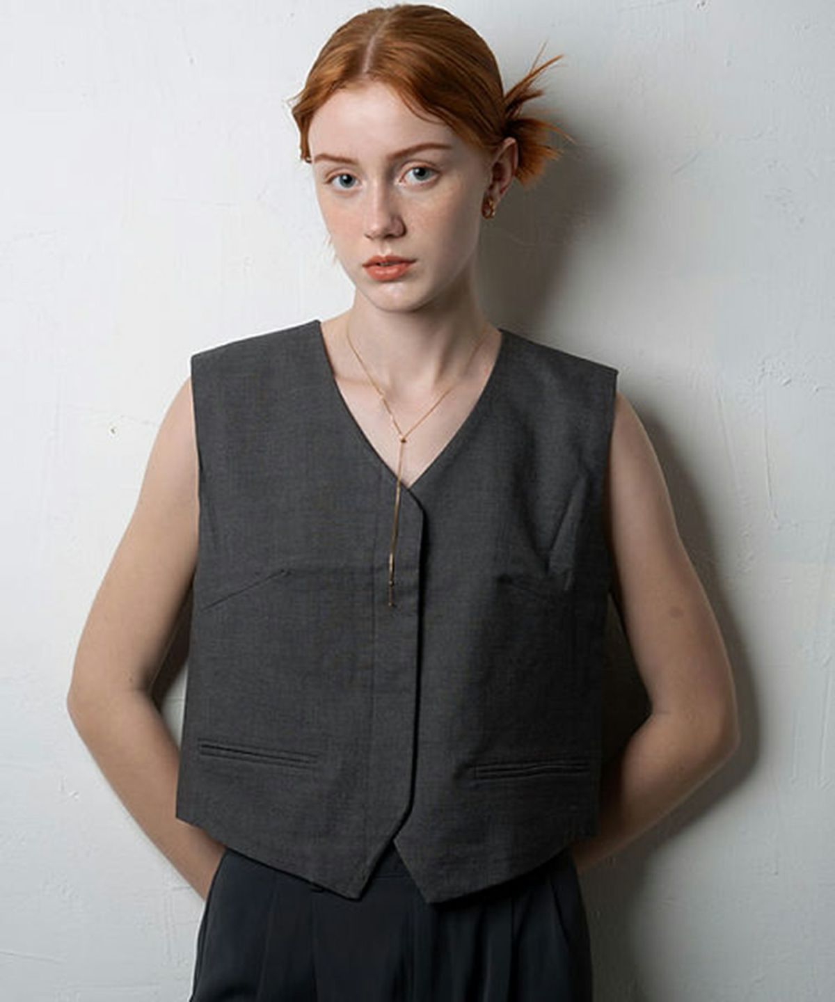 ループタイサージカルステンレスネックレス