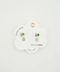 フラワーレターイヤリング