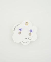 フラワーレターイヤリング