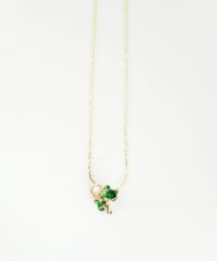 フラワーレターネックレス【Zoule】