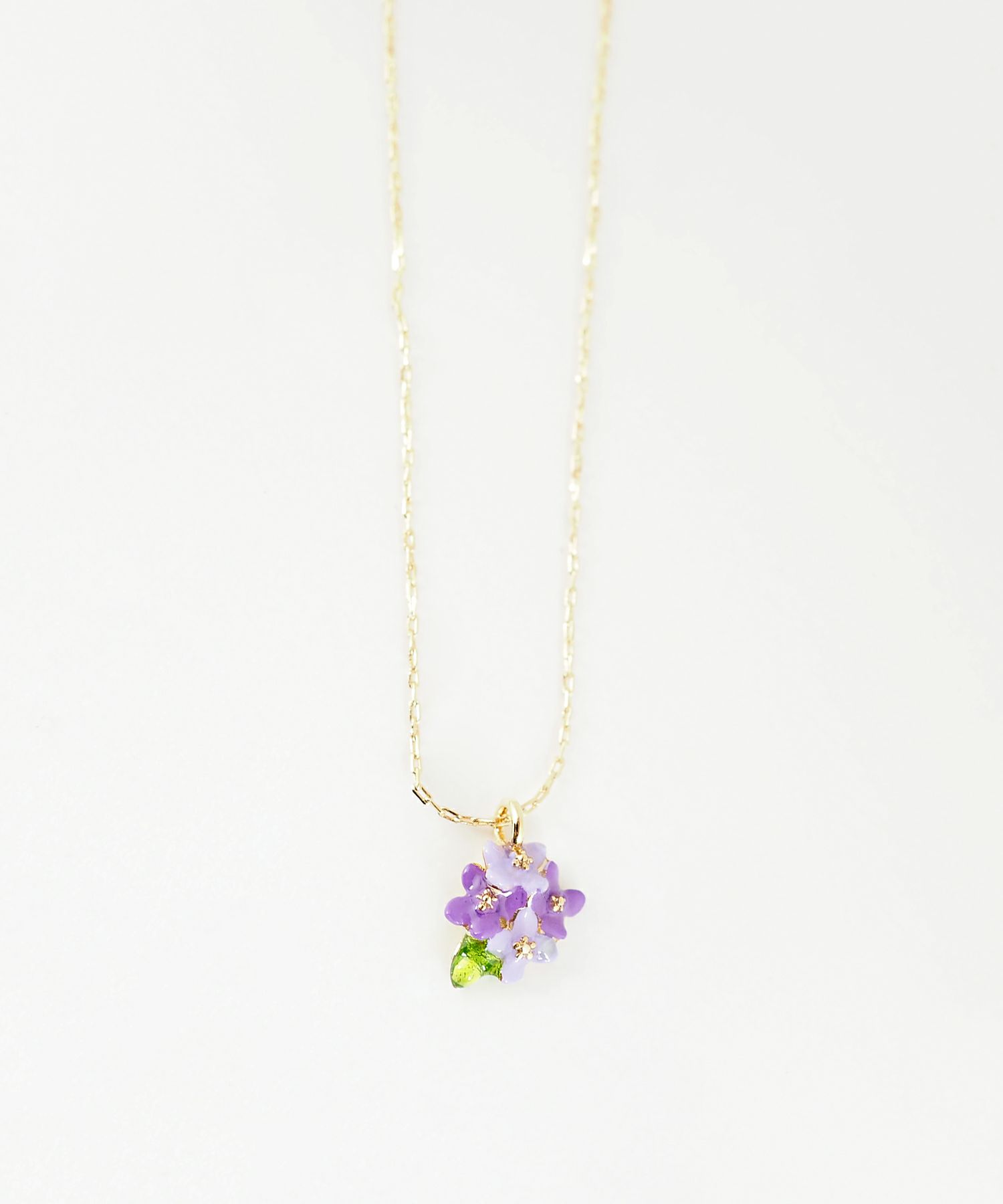 フラワーレターネックレス【Zoule】