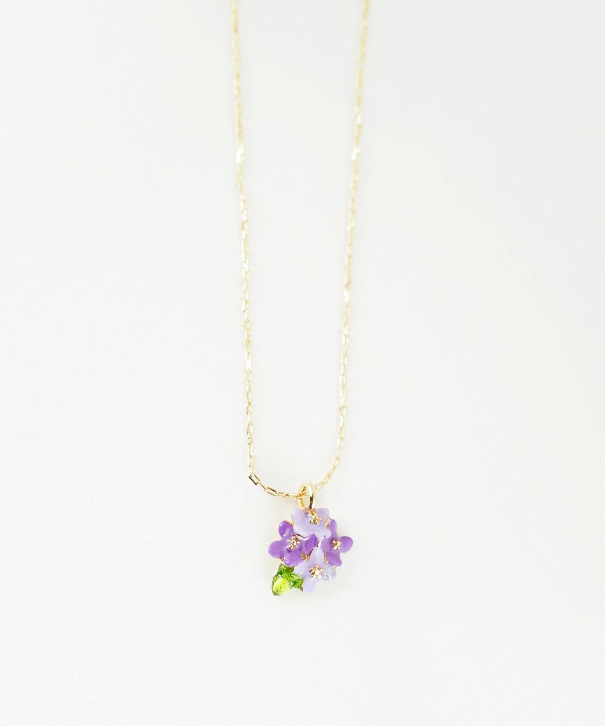 フラワーレターネックレス【Zoule】