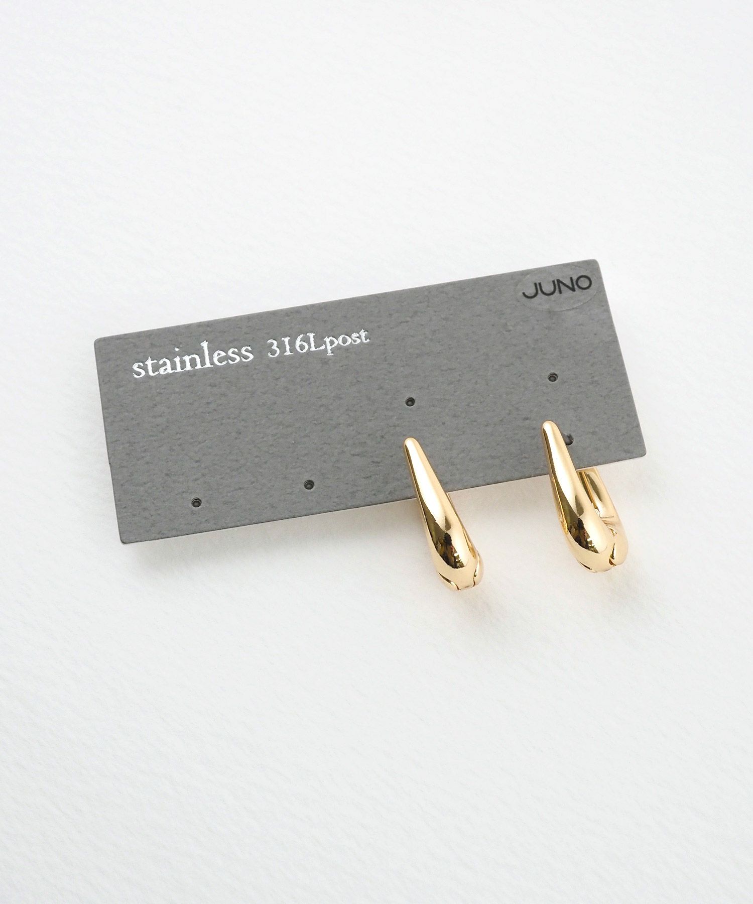 Uラインステンレスポストピアス