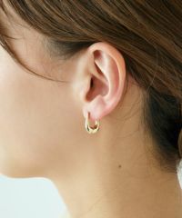 ✿PT900フローラルカットボリュームラインピアス