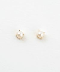 一粒パールマグネットイヤリング