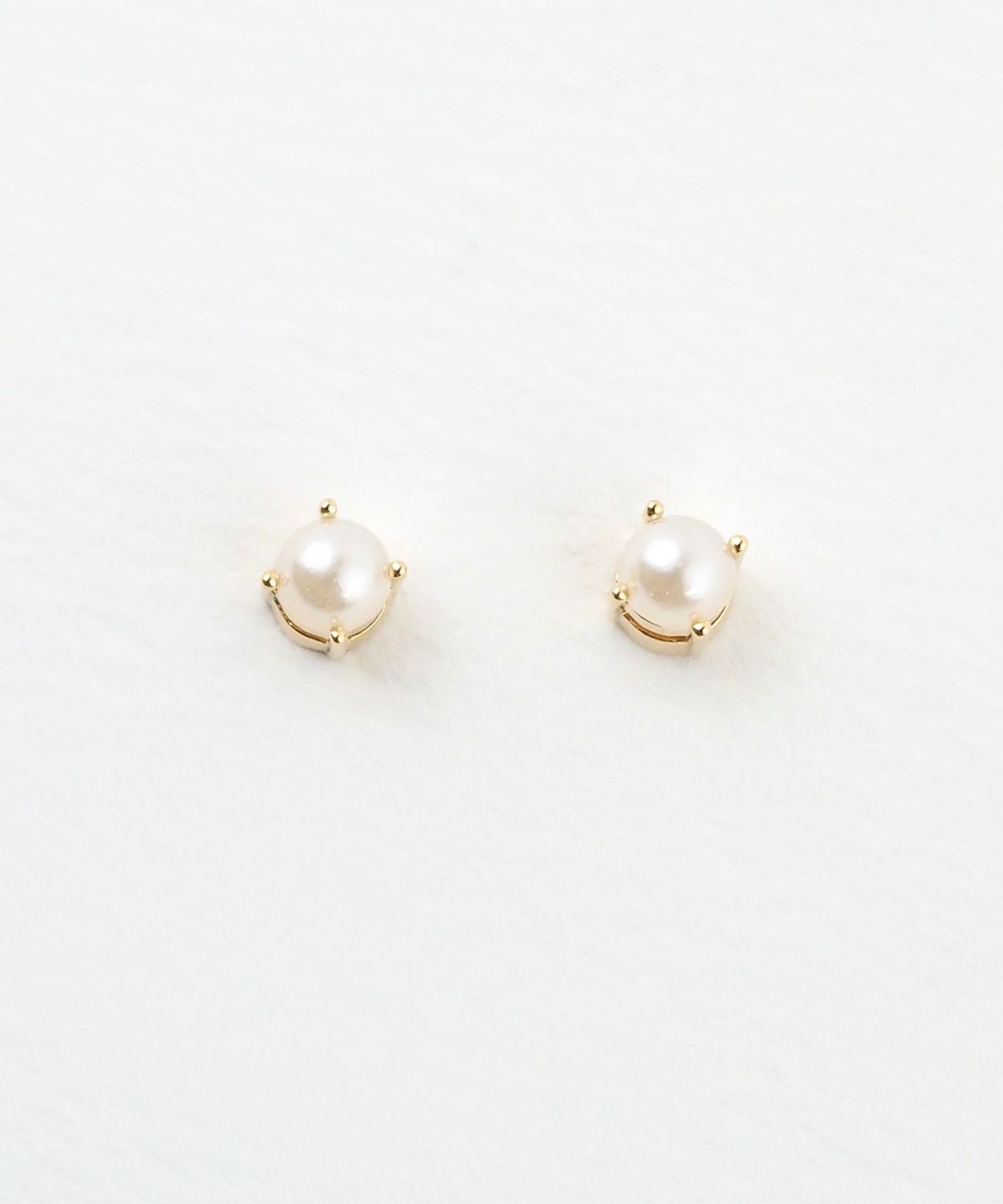 一粒パールマグネットイヤリング