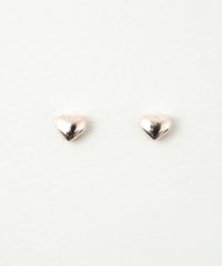 ぷっくりプチメタルハートマグネットイヤリング