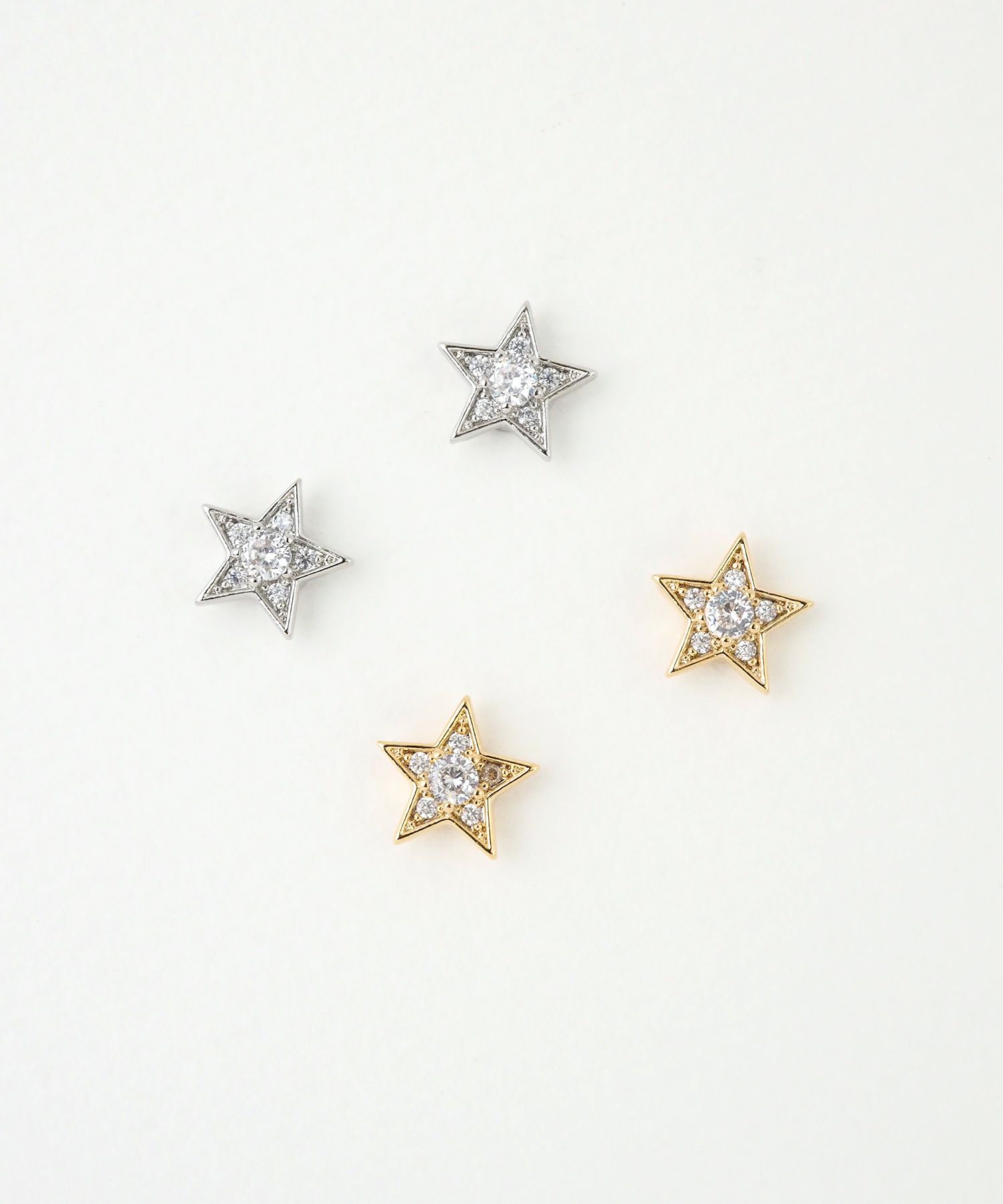 キュービックスターマグネットイヤリング