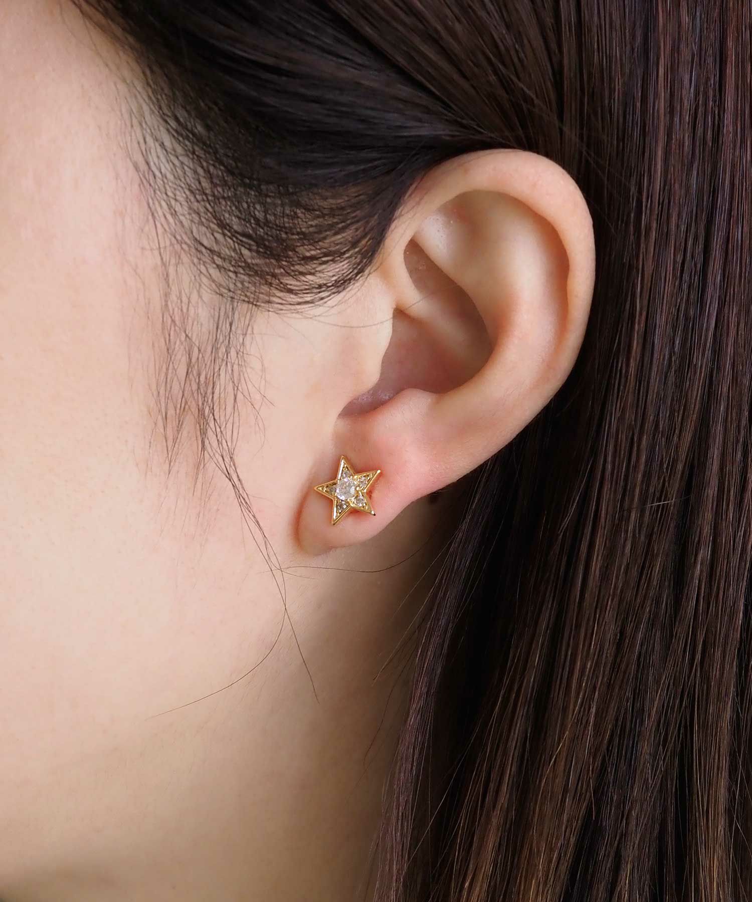 キュービックスターマグネットイヤリング