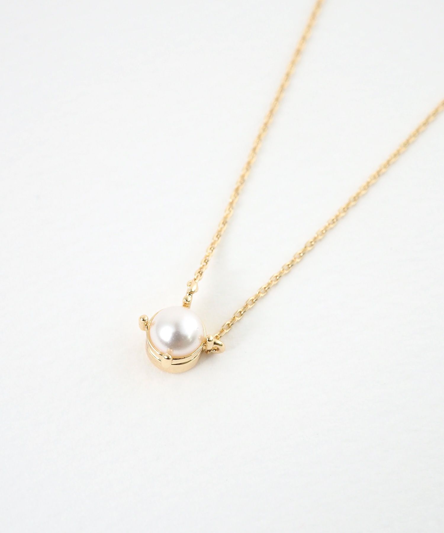 一粒パールマグネットネックレス