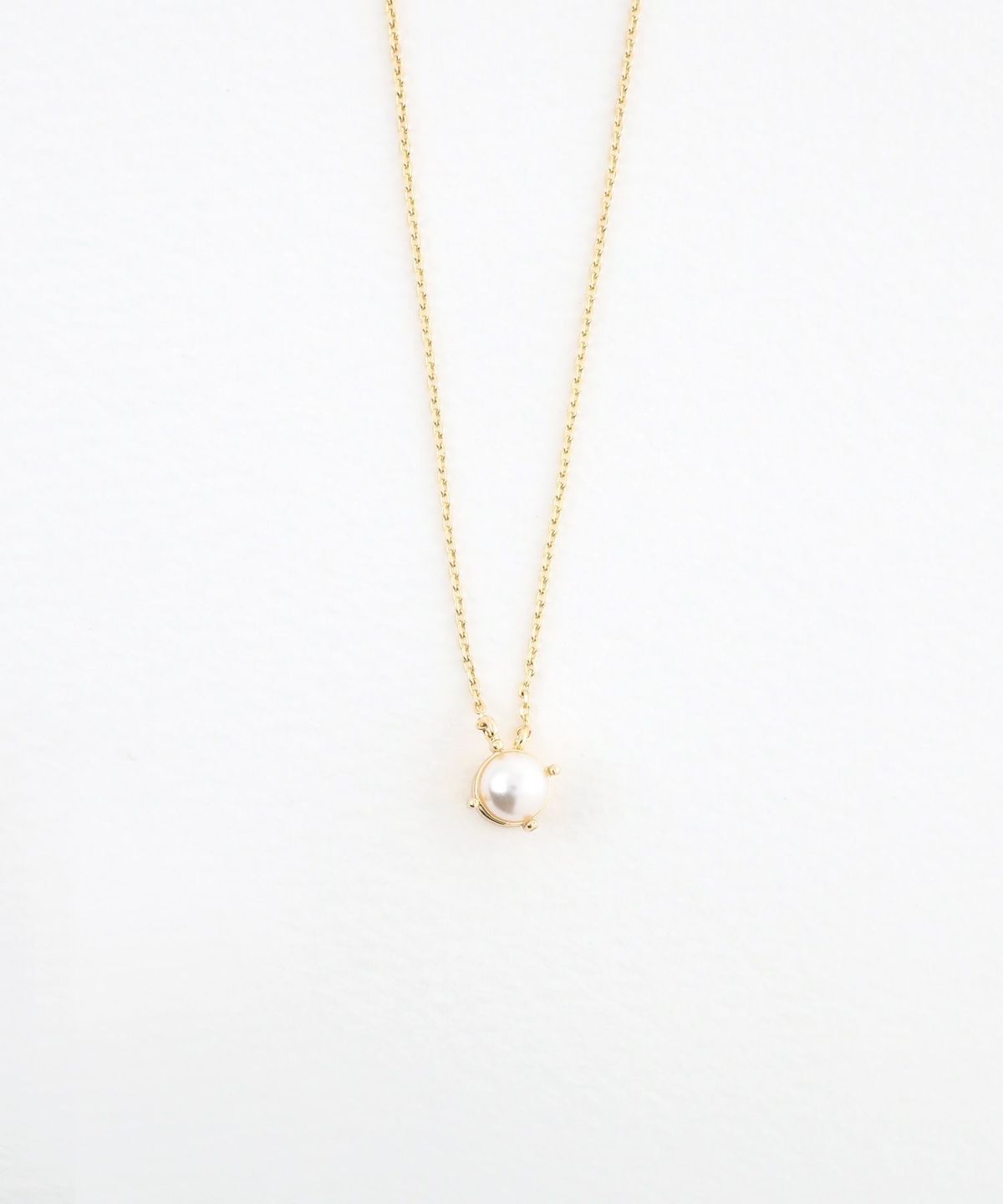 一粒パールマグネットネックレス