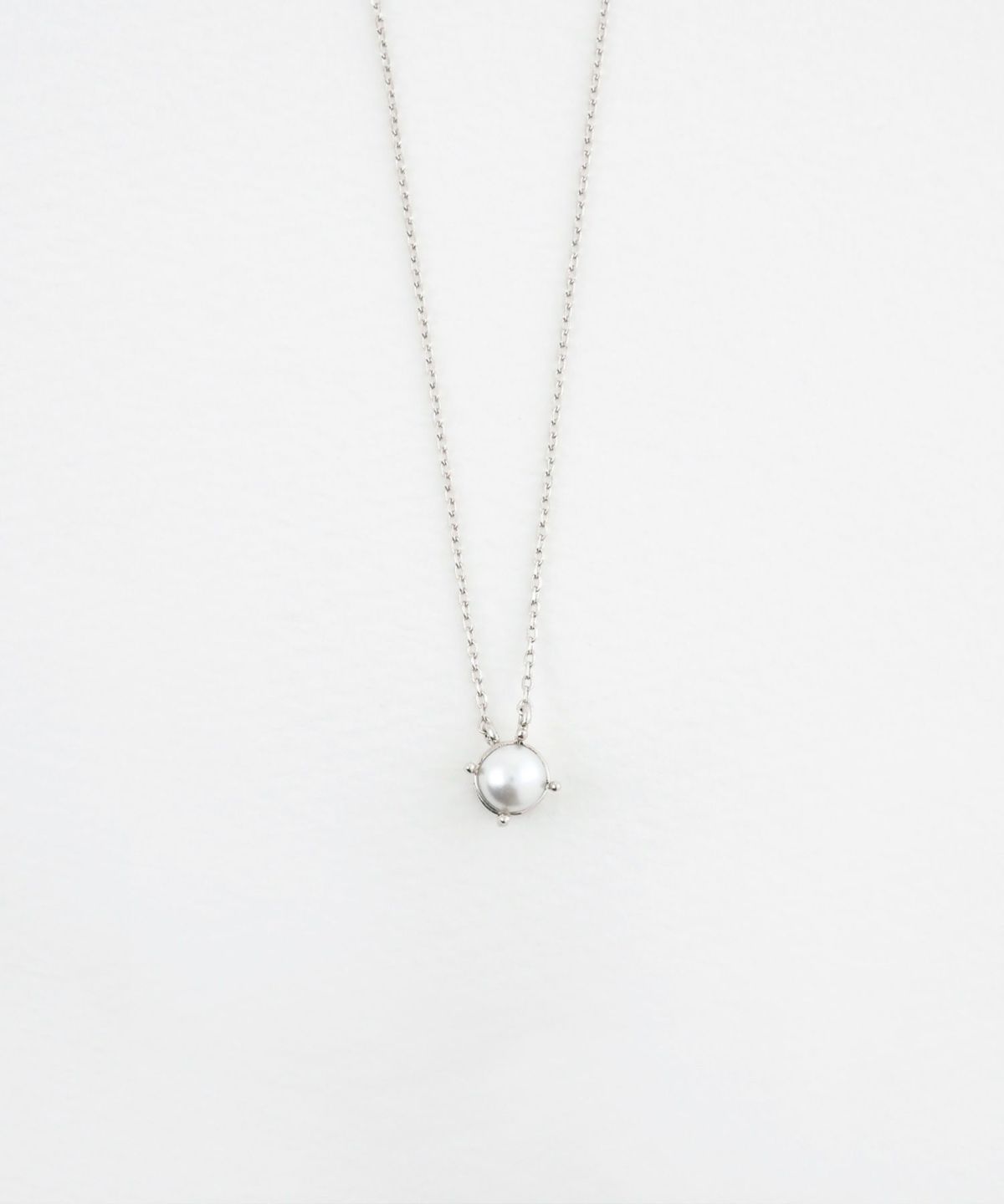 一粒パールマグネットネックレス