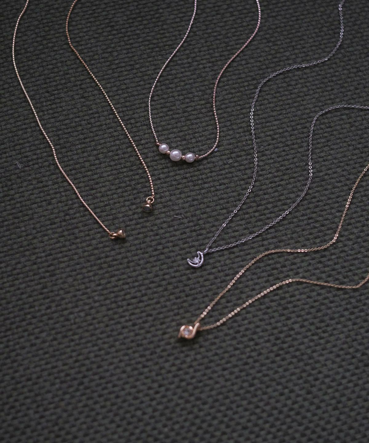 一粒パールマグネットネックレス