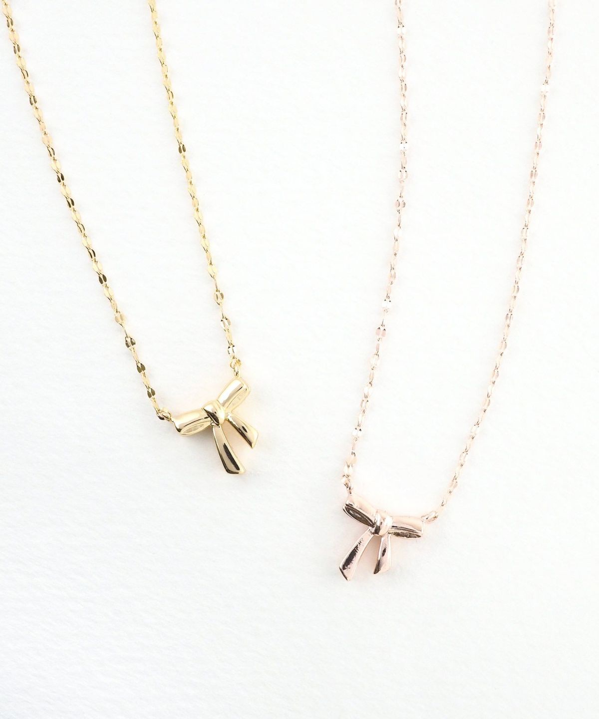 リボンマグネットネックレス