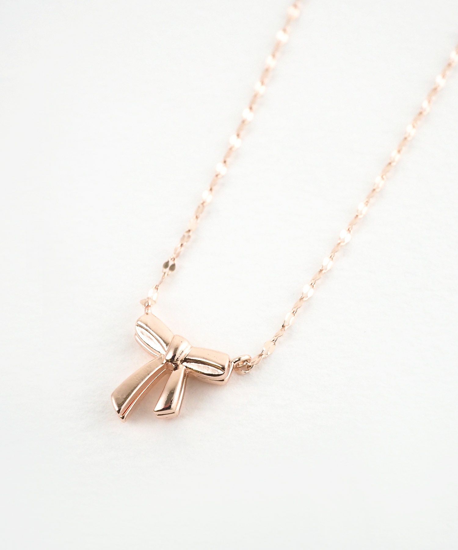 リボンマグネットネックレス