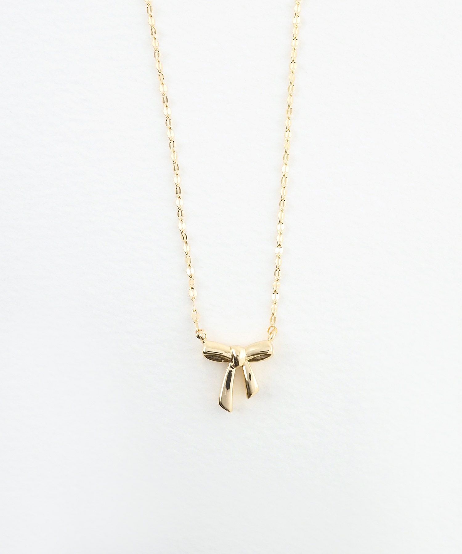 リボンマグネットネックレス