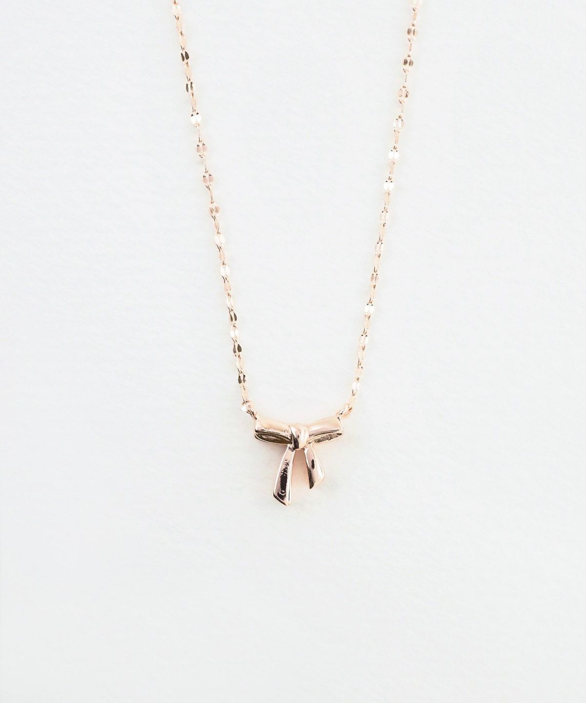 リボンマグネットネックレス