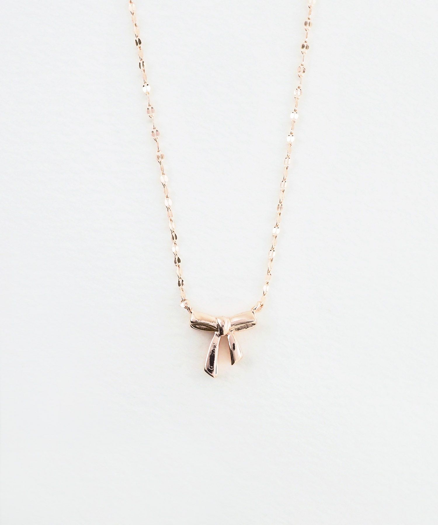 リボンマグネットネックレス