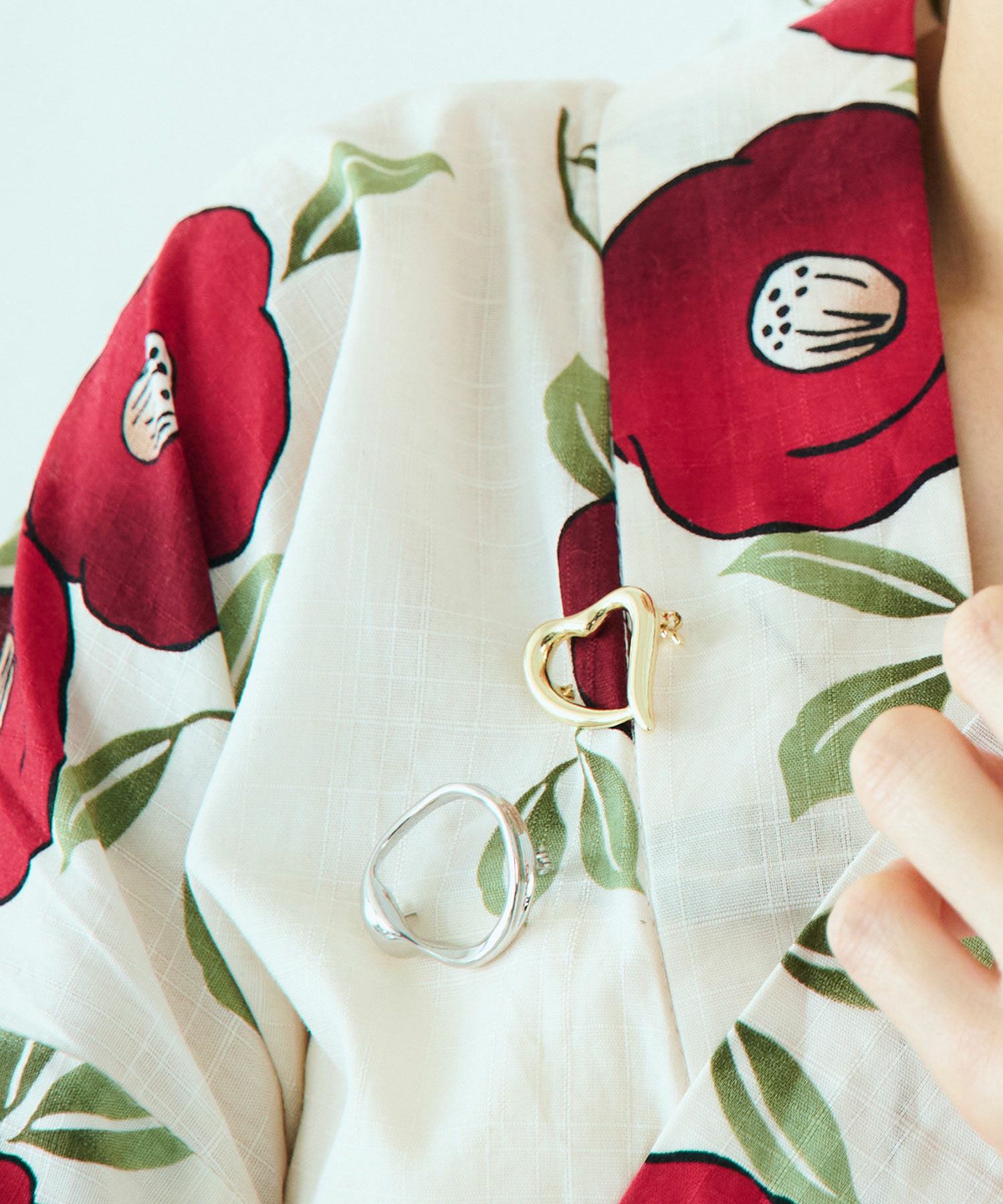 ニュアンスサークルブローチ