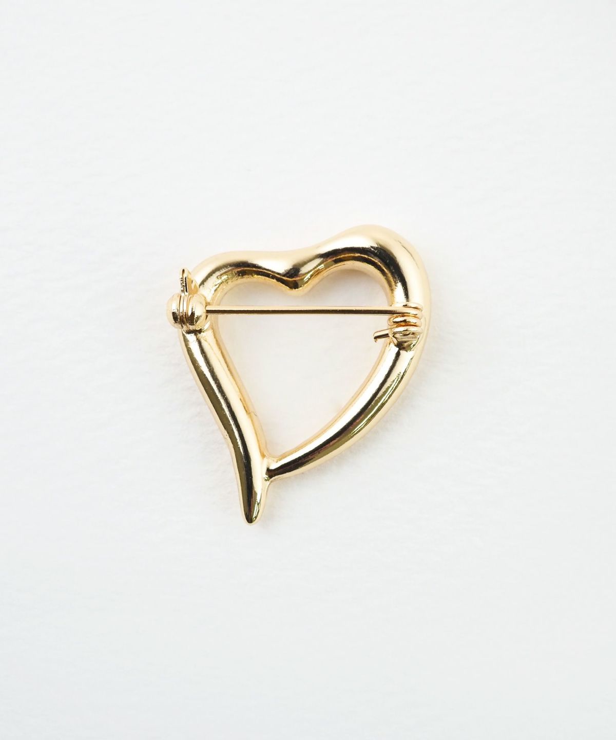 ニュアンスハートブローチ