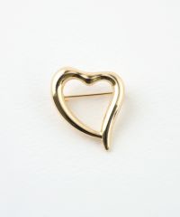 ニュアンスハートブローチ