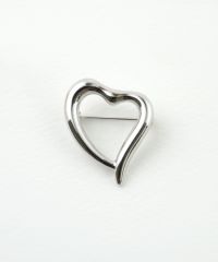 ニュアンスハートブローチ