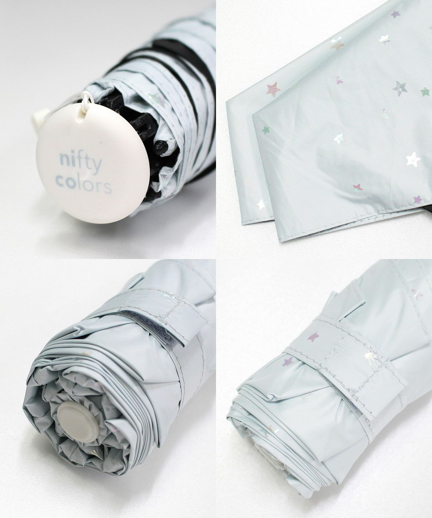 ポケラ遮光スター５段ミニ折りたたみ晴雨兼用日傘