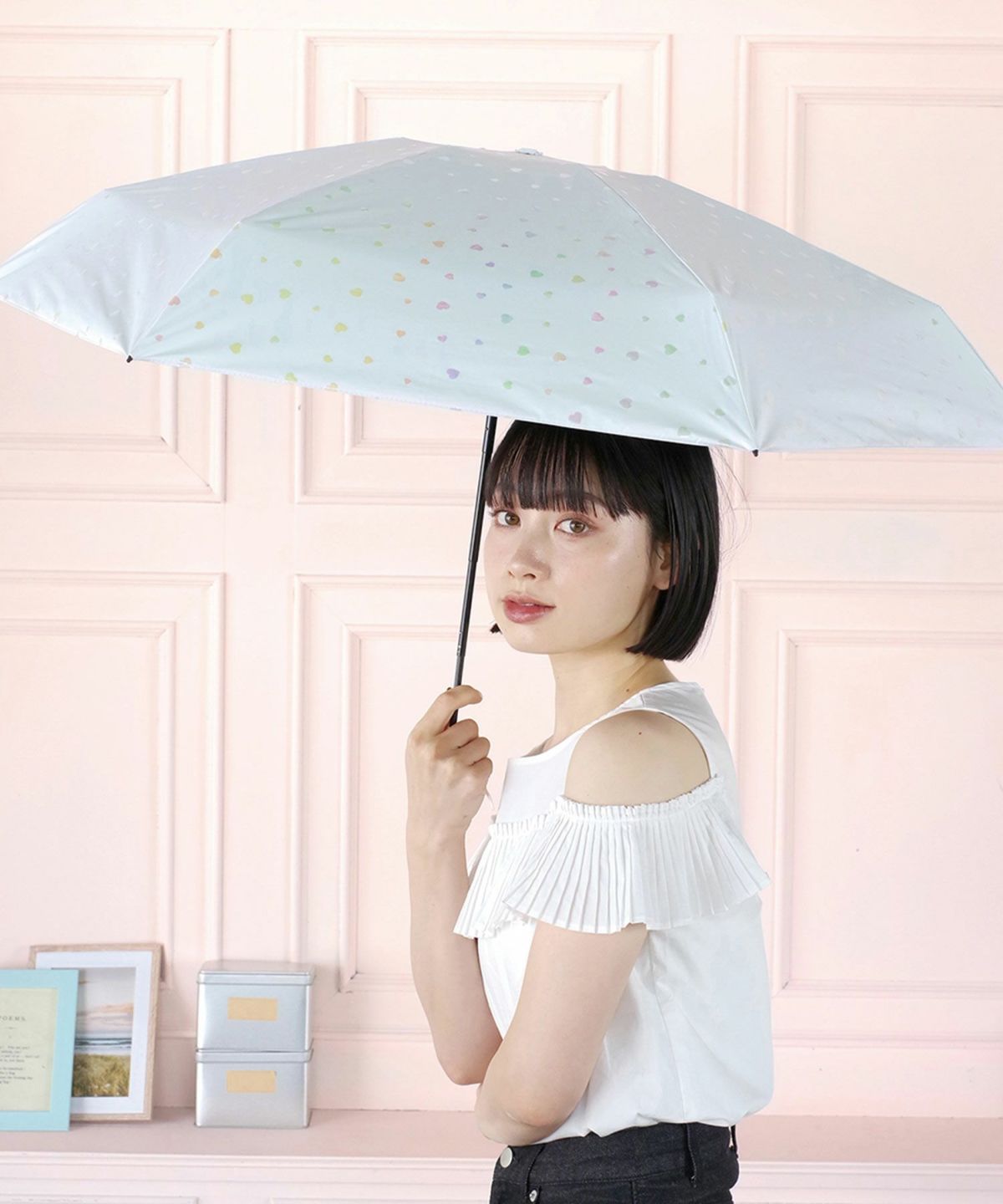 ポケラ遮光ハート５段ミニ