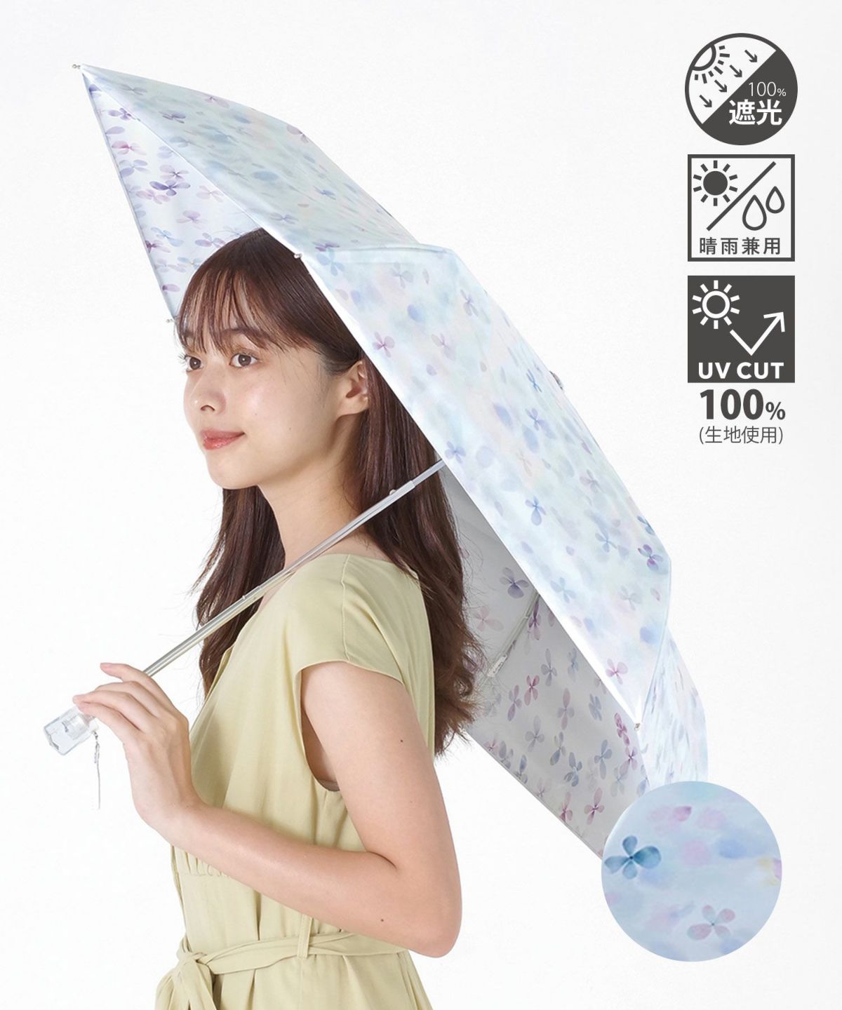 遮光２サイド花びらミニ