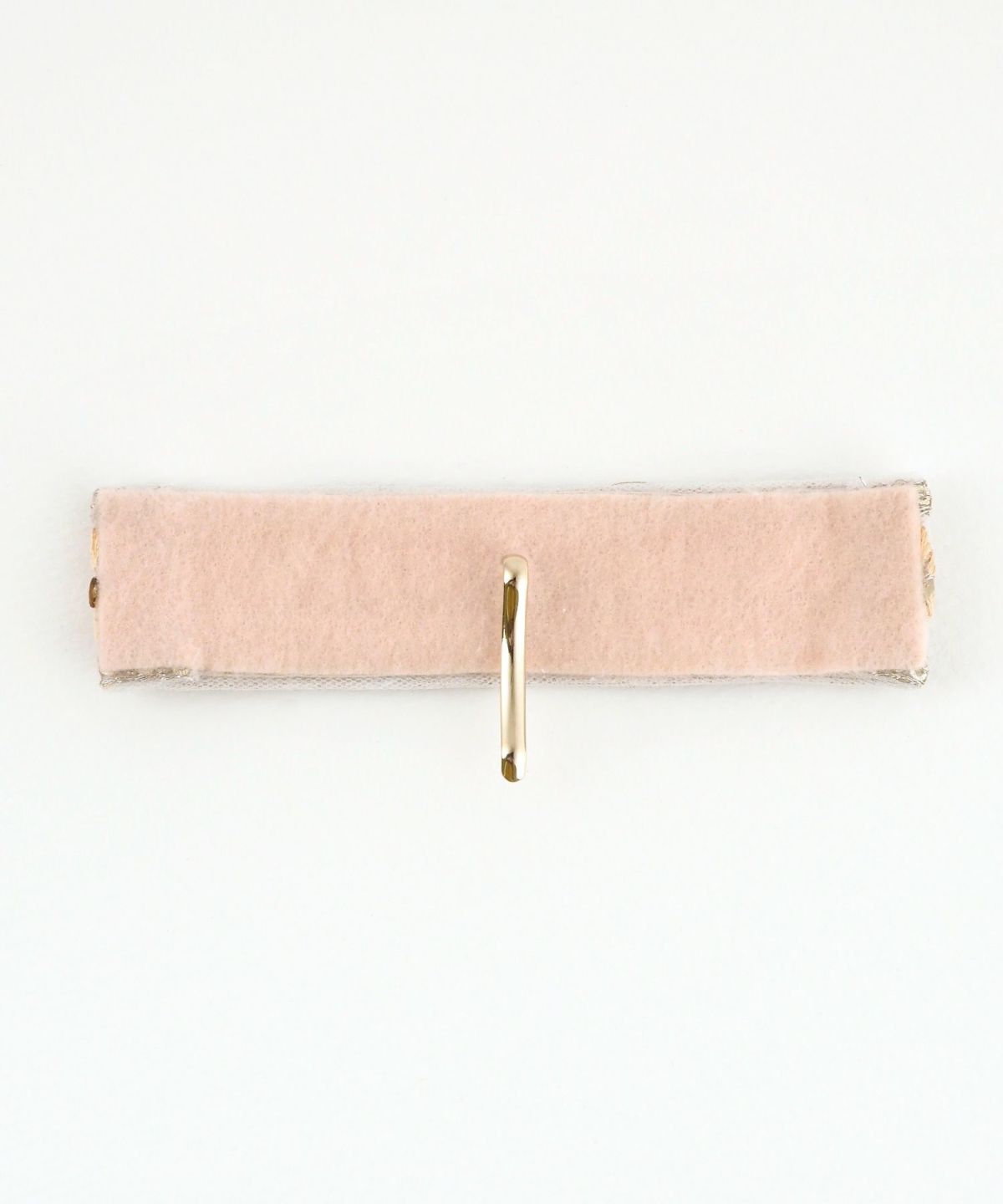 フラワー刺繍フック付きシュフィー