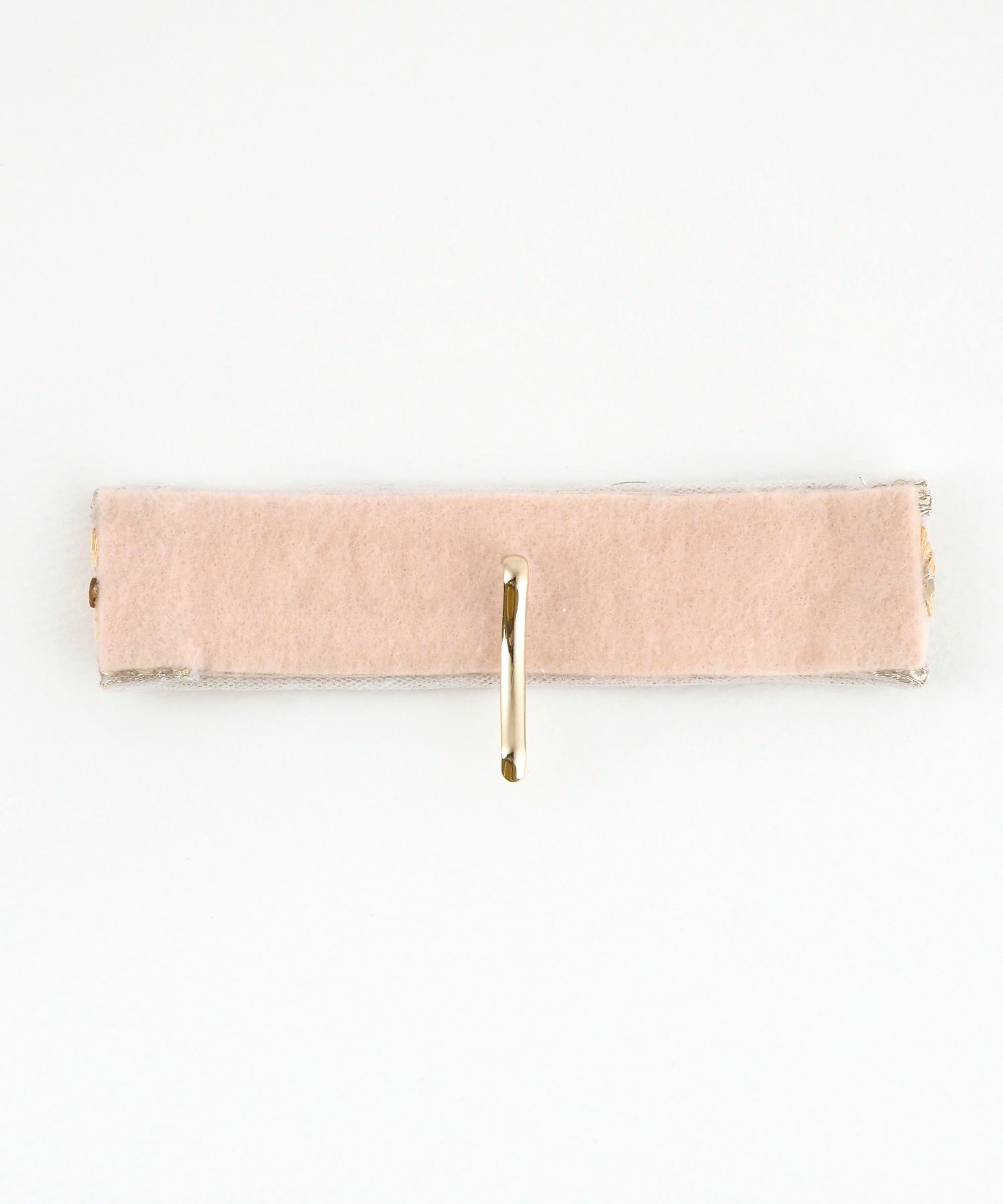 フラワー刺繍フック付きシュフィー