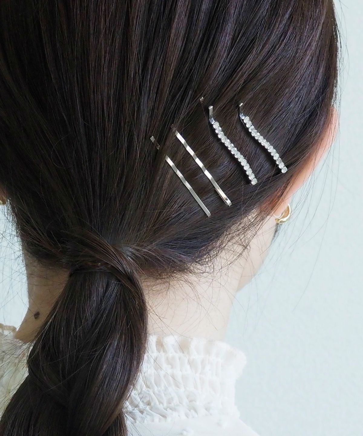 ラインストーンセットピン