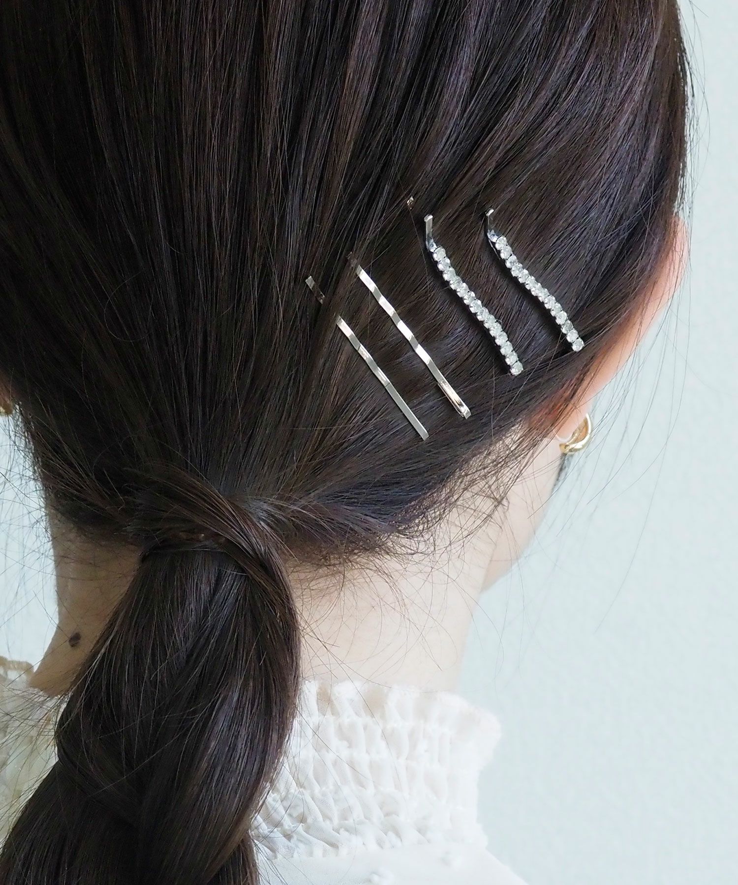 ラインストーンセットピン