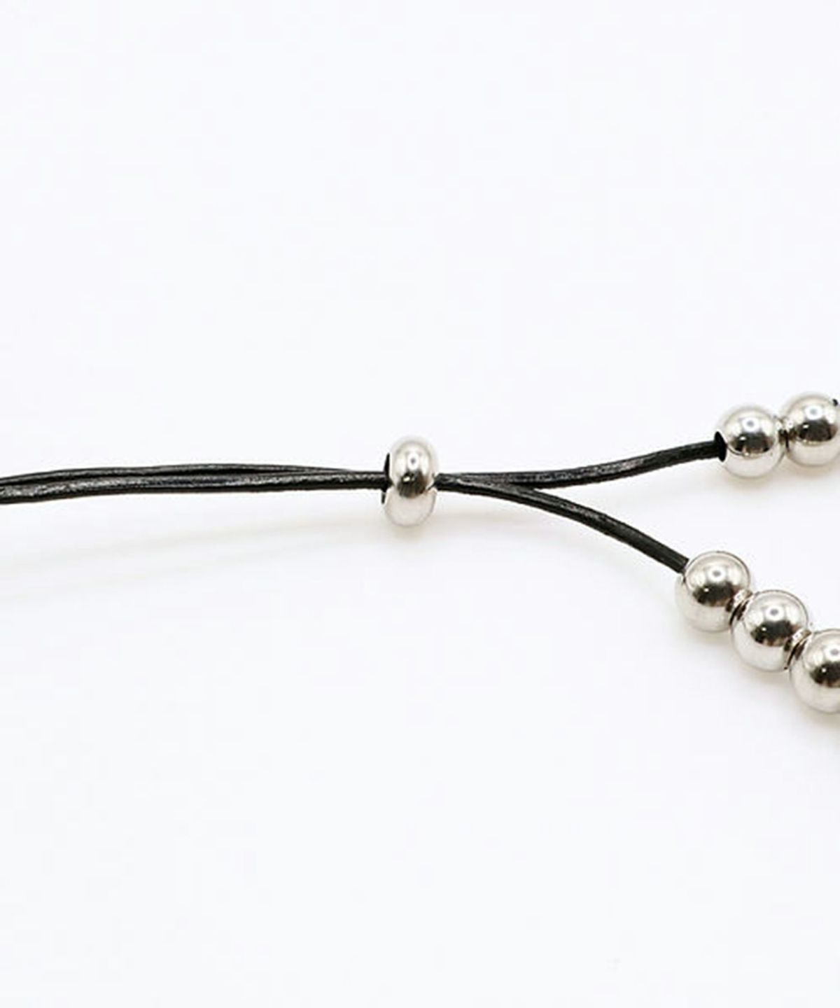 メタルボールコードサージカルステンレスブレスレット