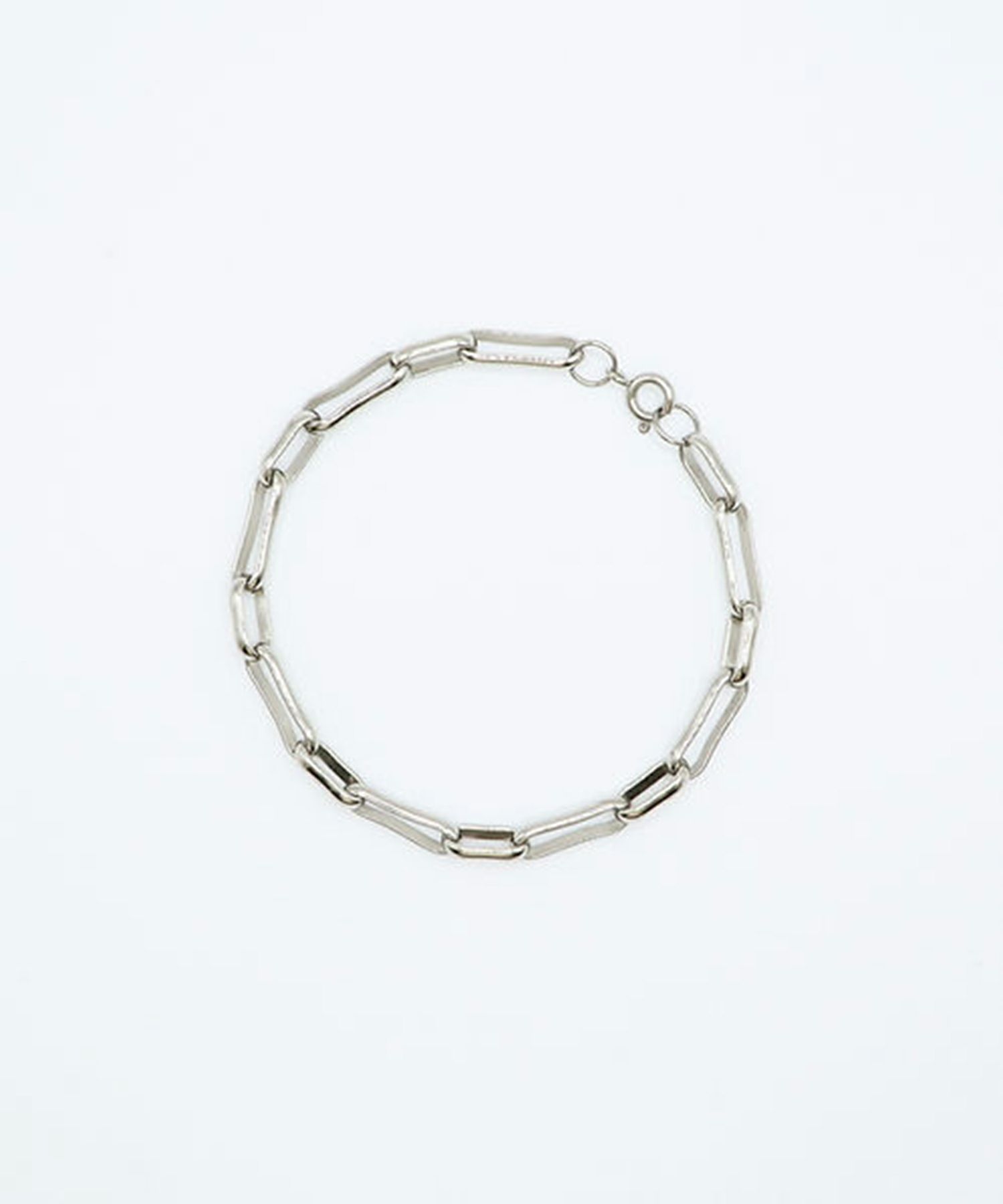 オーバルチェーンステンレスブレスレット