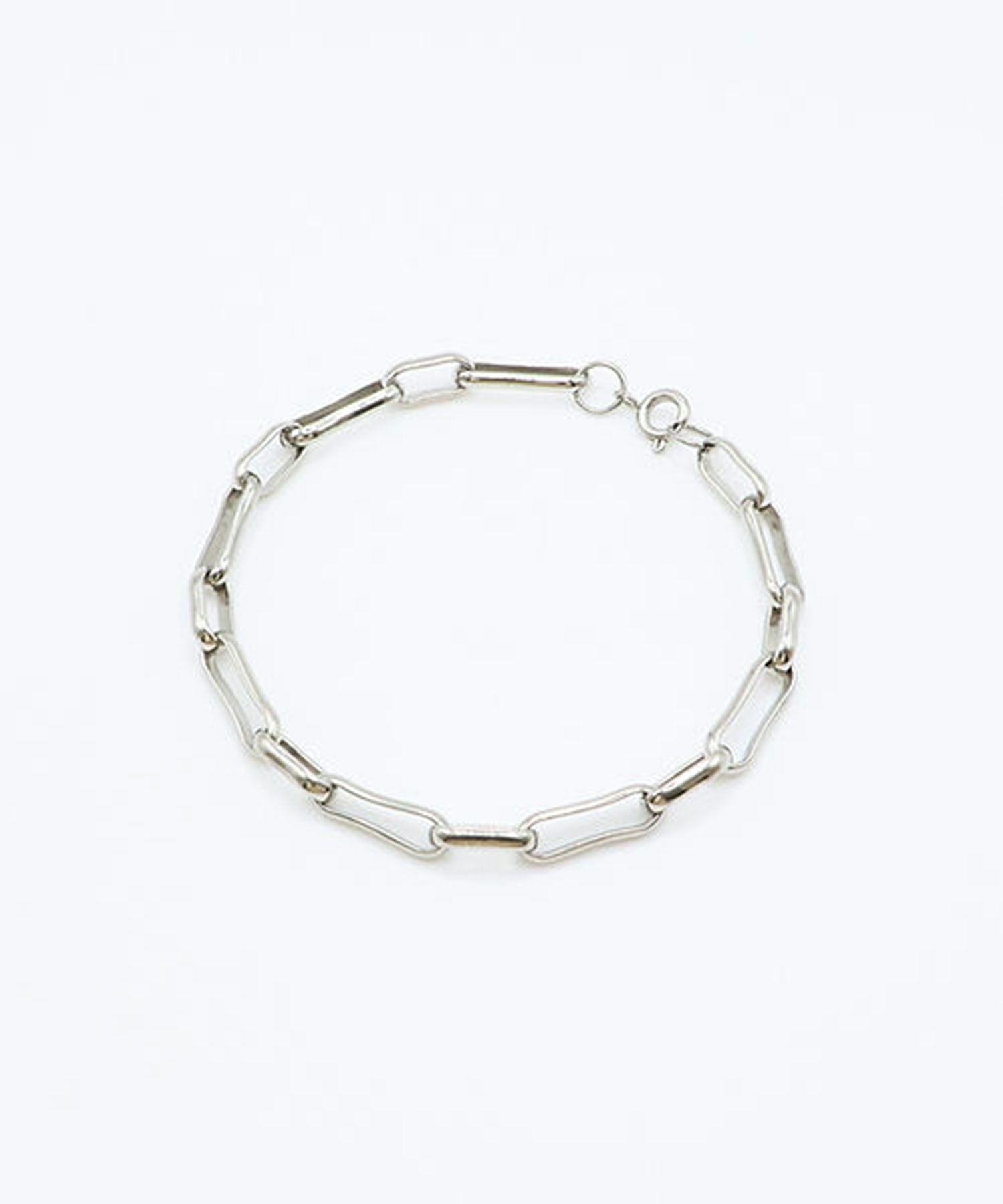 オーバルチェーンステンレスブレスレット