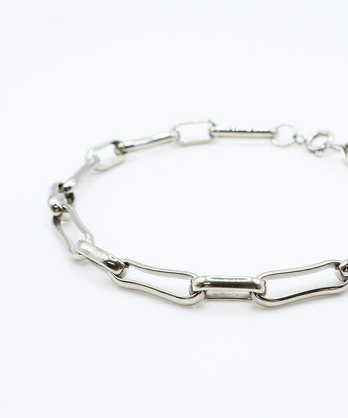 オーバルチェーンステンレスブレスレット