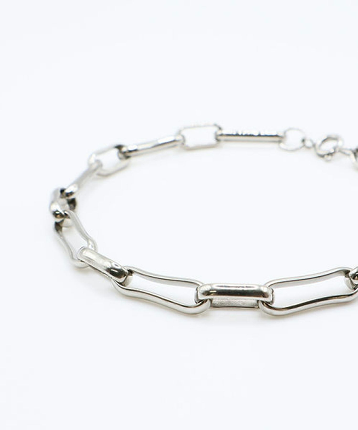 オーバルチェーンステンレスブレスレット