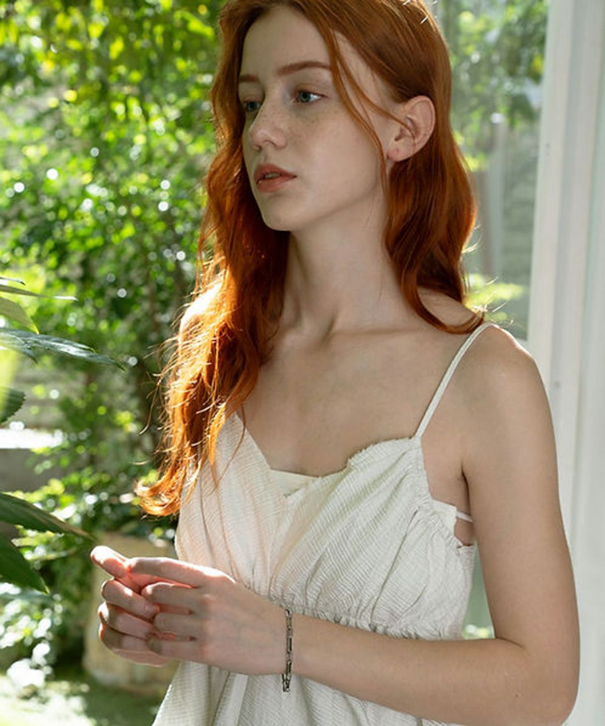 オーバルチェーンステンレスブレスレット