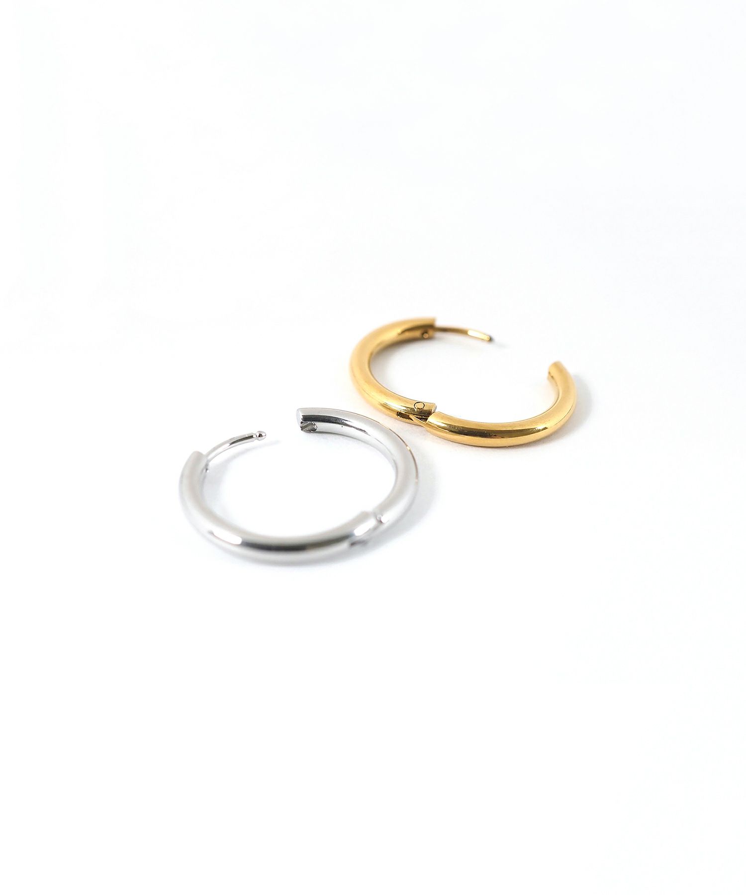 シンプルフープステンレスピアス(S)