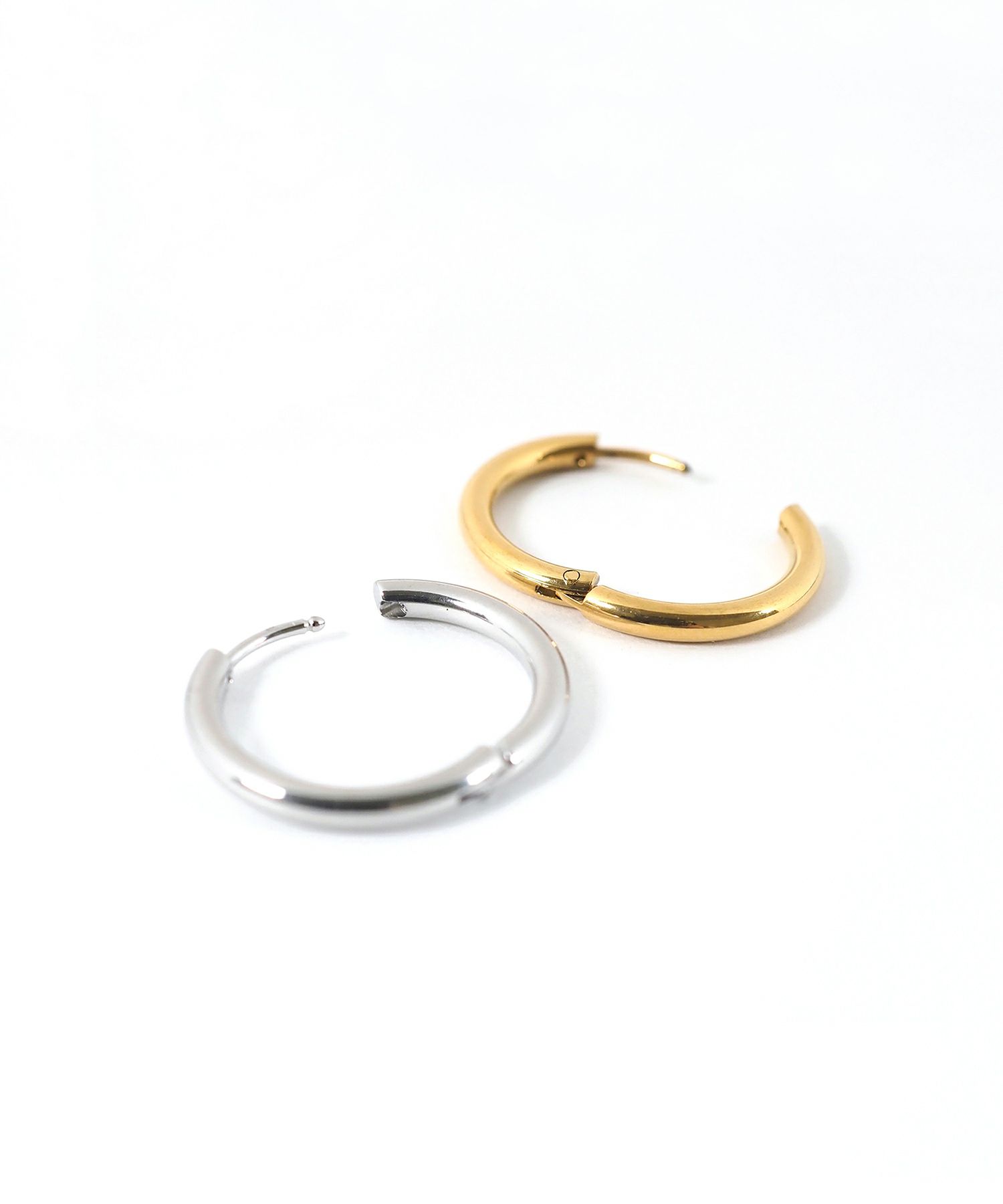 シンプルフープステンレスピアス(M)