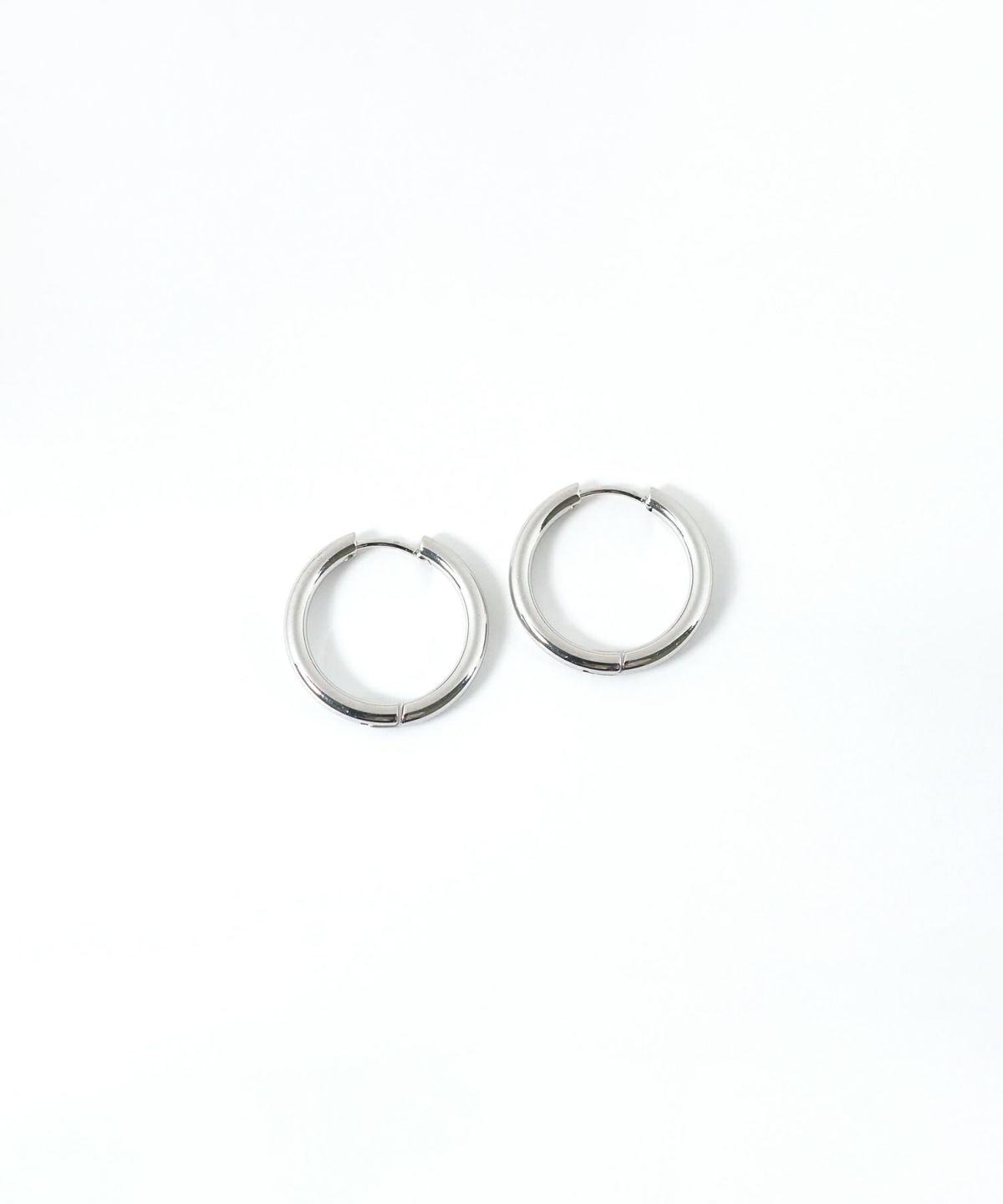 シンプルフープステンレスピアス(M)