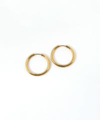 シンプルフープステンレスピアス(L)