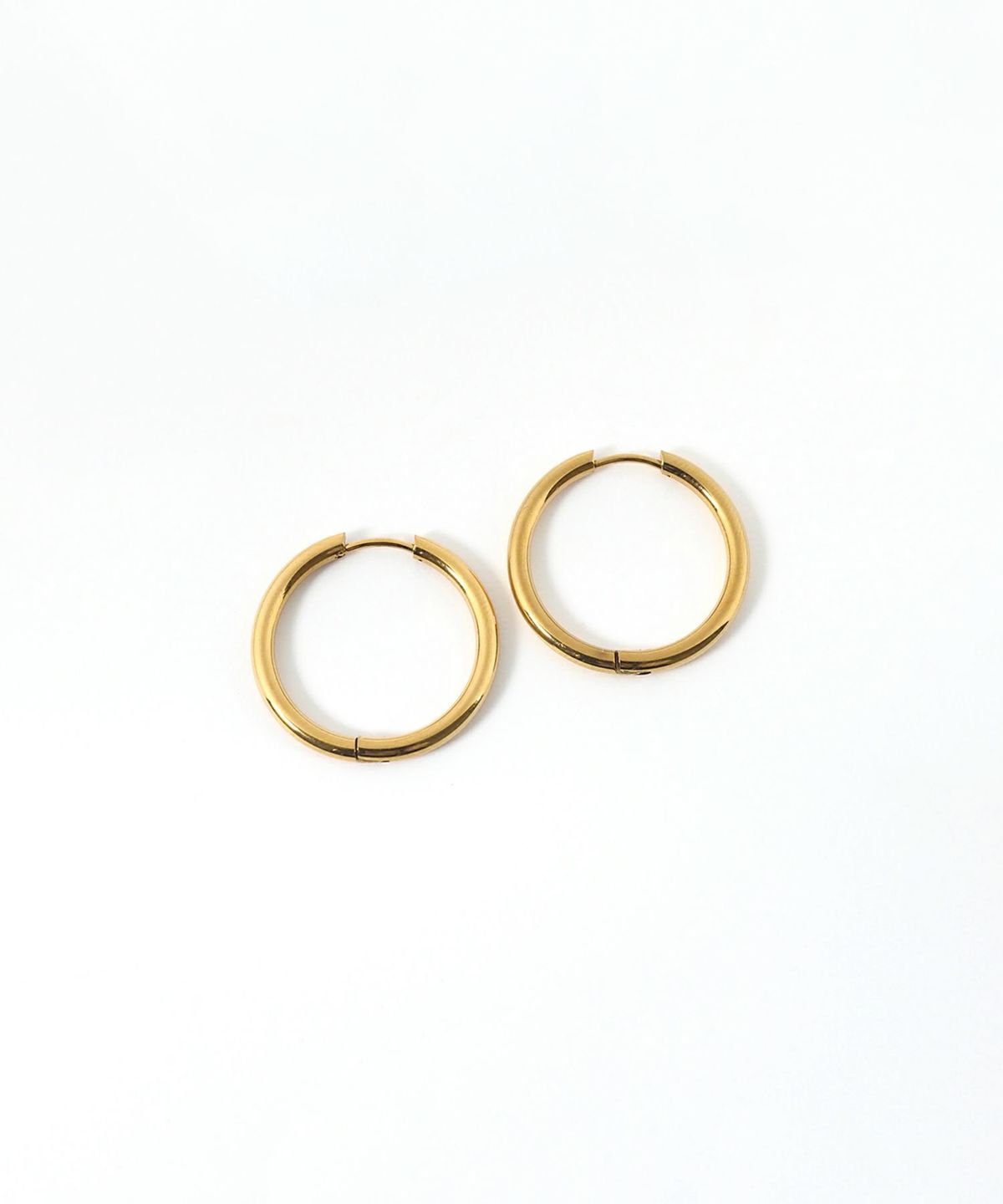 シンプルフープステンレスピアス(L)